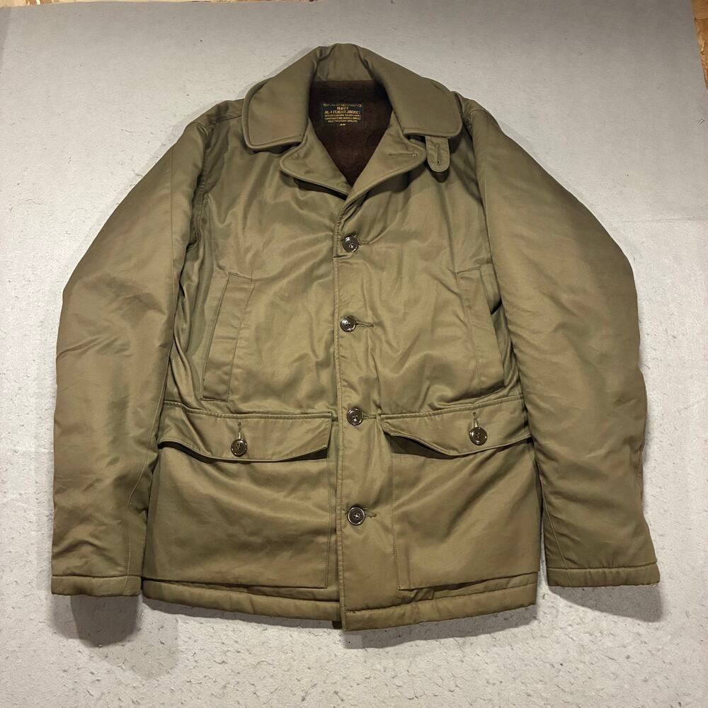 Buzz Rickson’s AL-1 WW2 USN Flight Jacket Size 38 Replica Alpaca Made in Japan